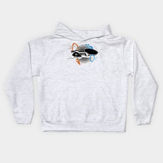 Portal Gun - Portal Kids Hoodie by Green Dreads